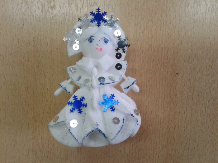 Поделка Снегурочка