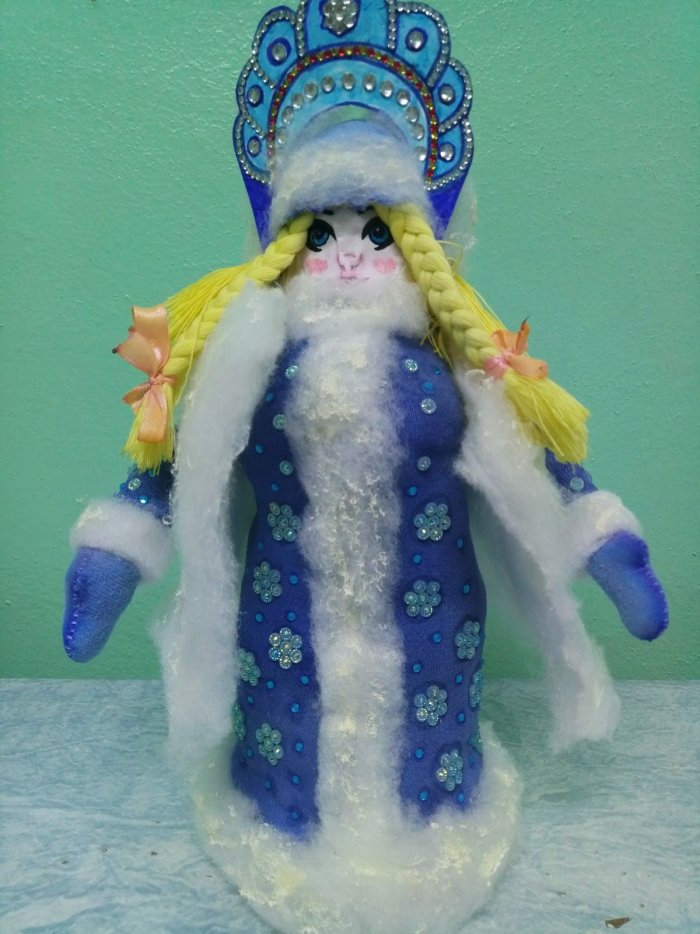 Игрушки из фетра Снегурочка