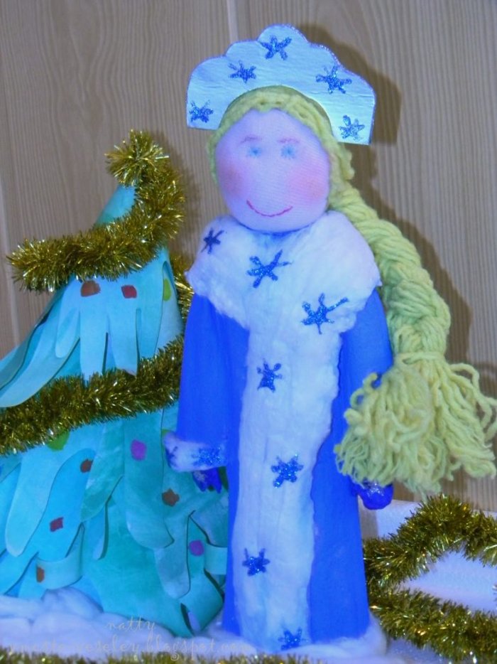 Игрушки из фетра дед Мороз и Снегурочка