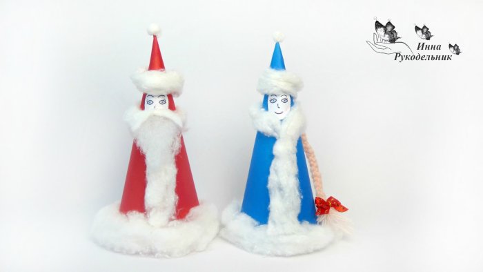 Креативная Снегурочка поделка