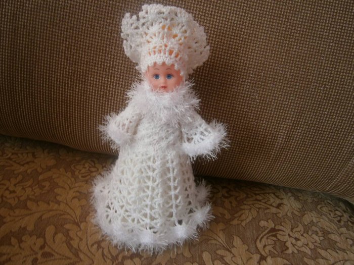 Ватные игрушки дед Мороз и Снегурочка