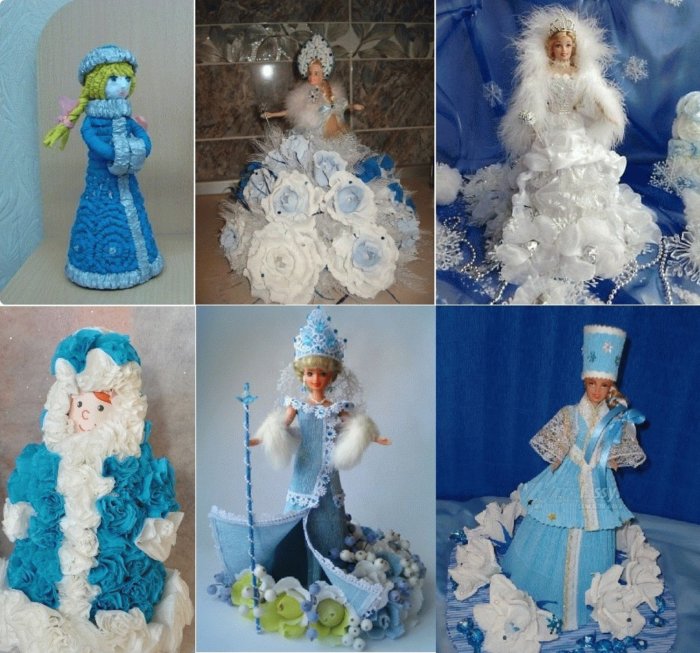 Поделка Снегурочка