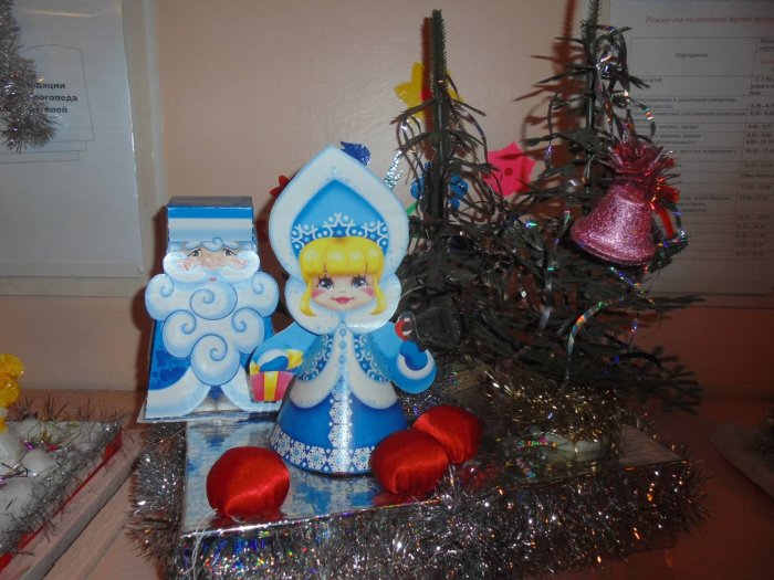 Поделка Снегурочка