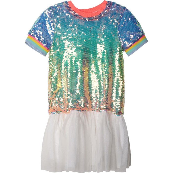 Блестящее платье