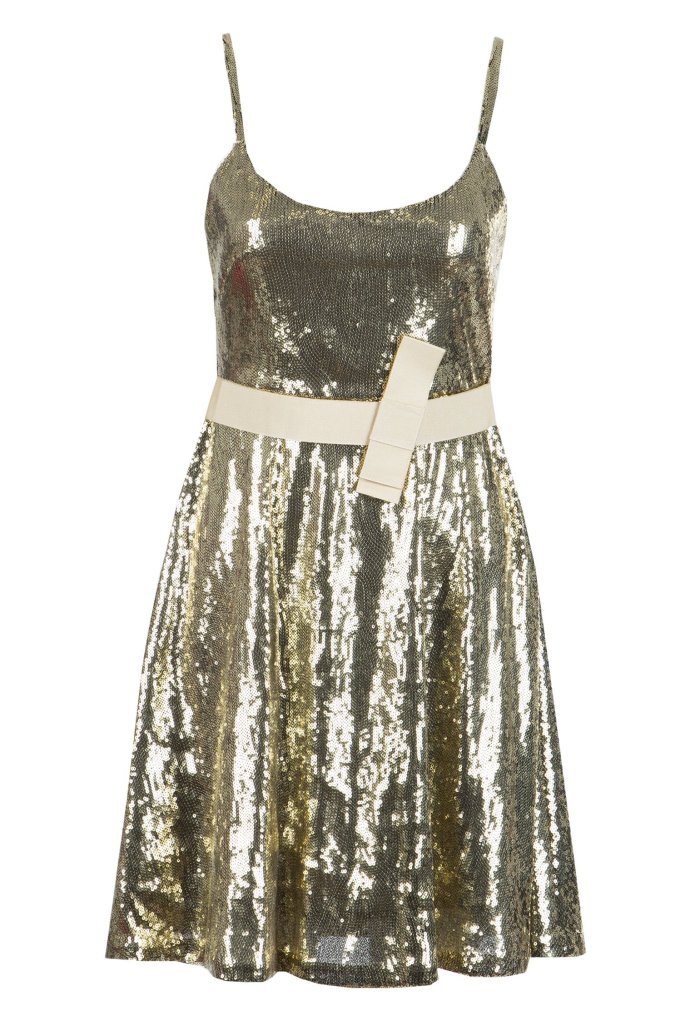 Блестящее платье