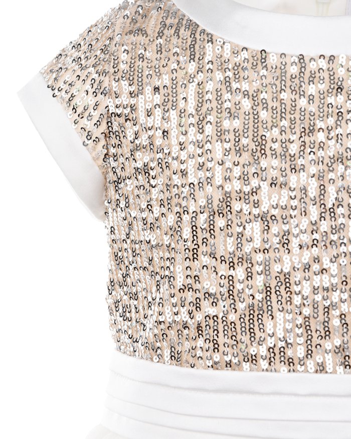 Платье золотые пайетки