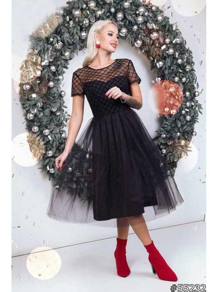 Бархатное платье