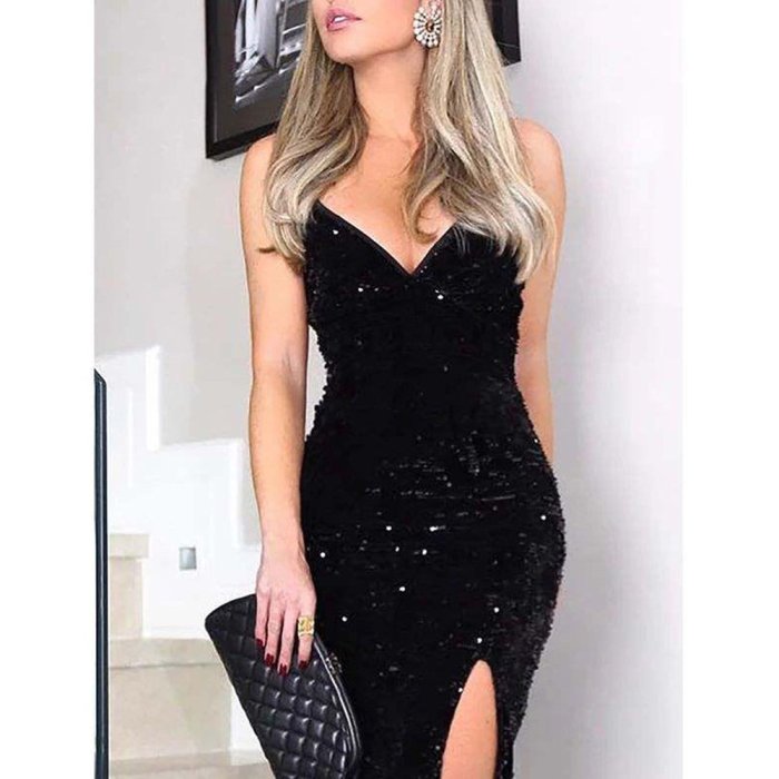 Блестящее платье