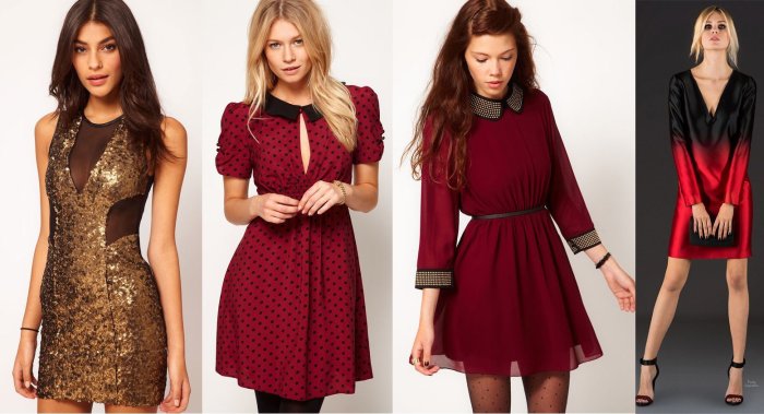 Блестящее платье