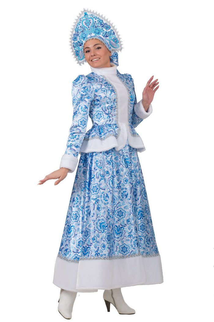 Карнавальный костюм Снегурочка Пуговка Пуговка