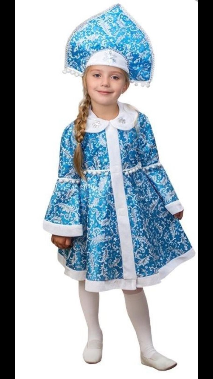 Костюм Снегурочки белый