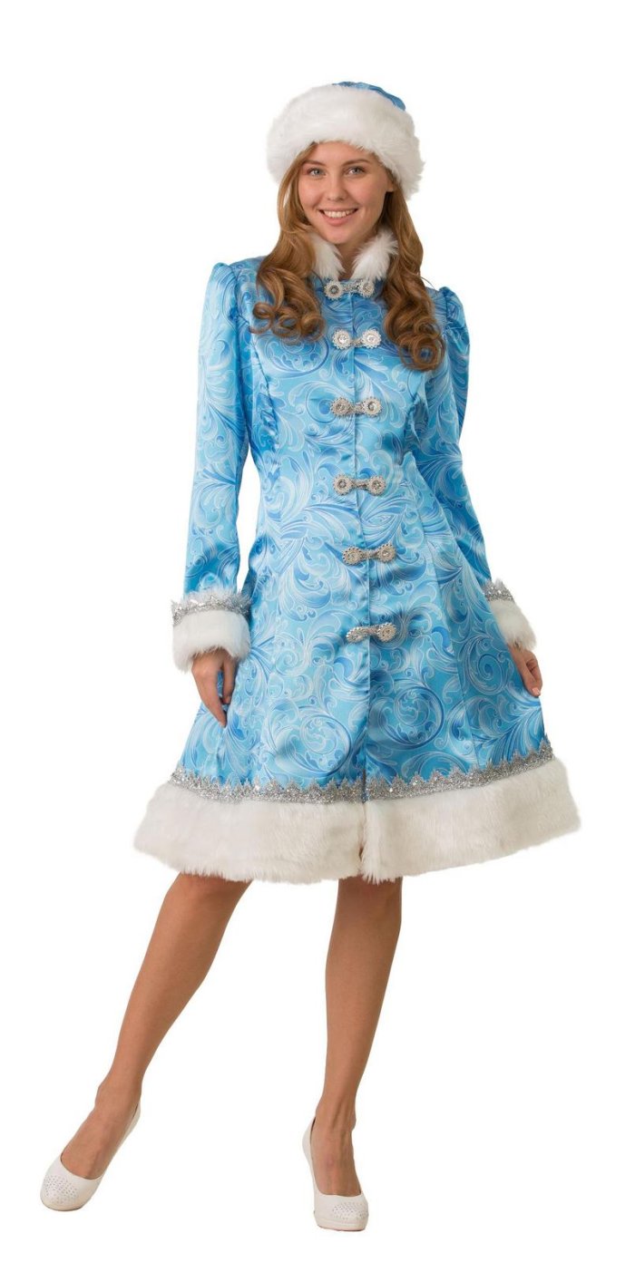 Карнавальный костюм Снегурочка Снежная