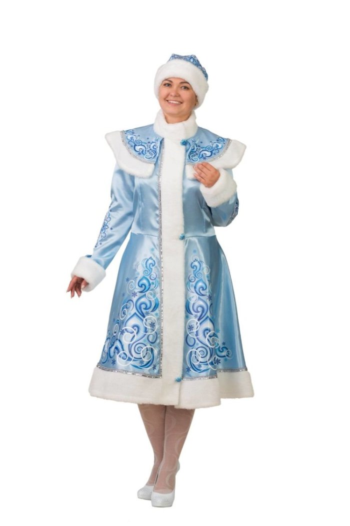 Снегурочка Гжель длинная (д/взр) р.50 1139