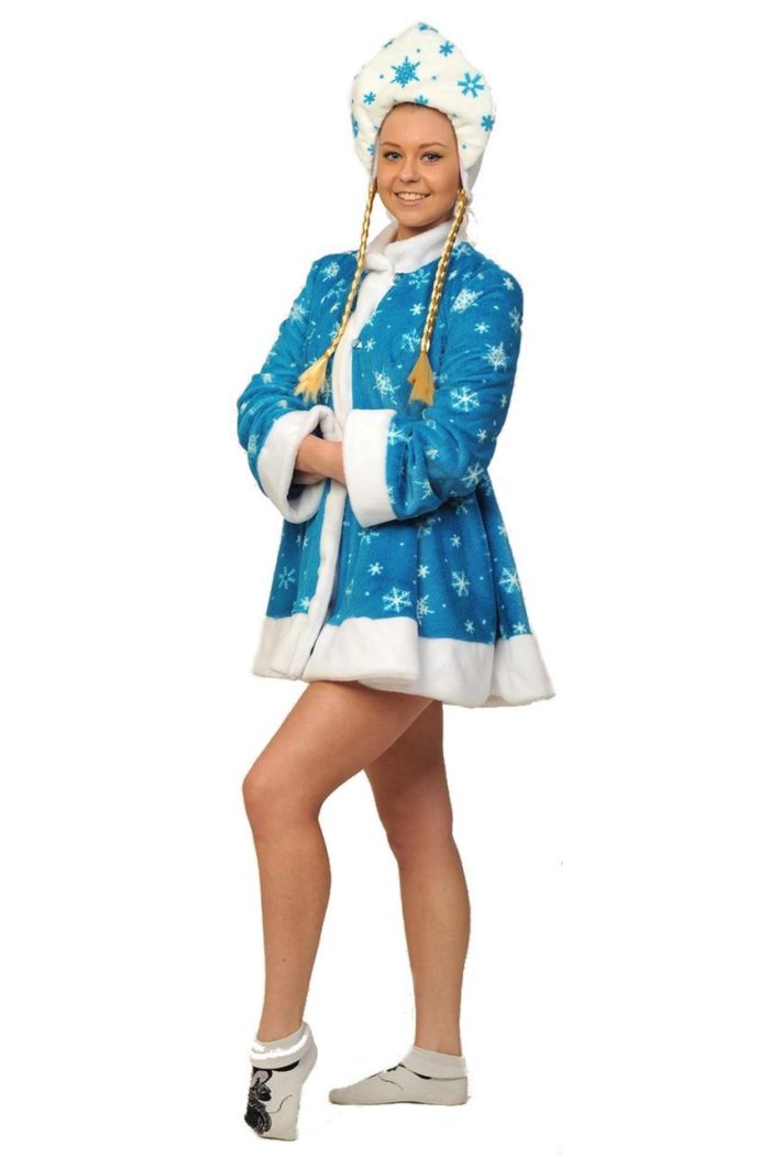 Снегурочка Гжель батик костюм