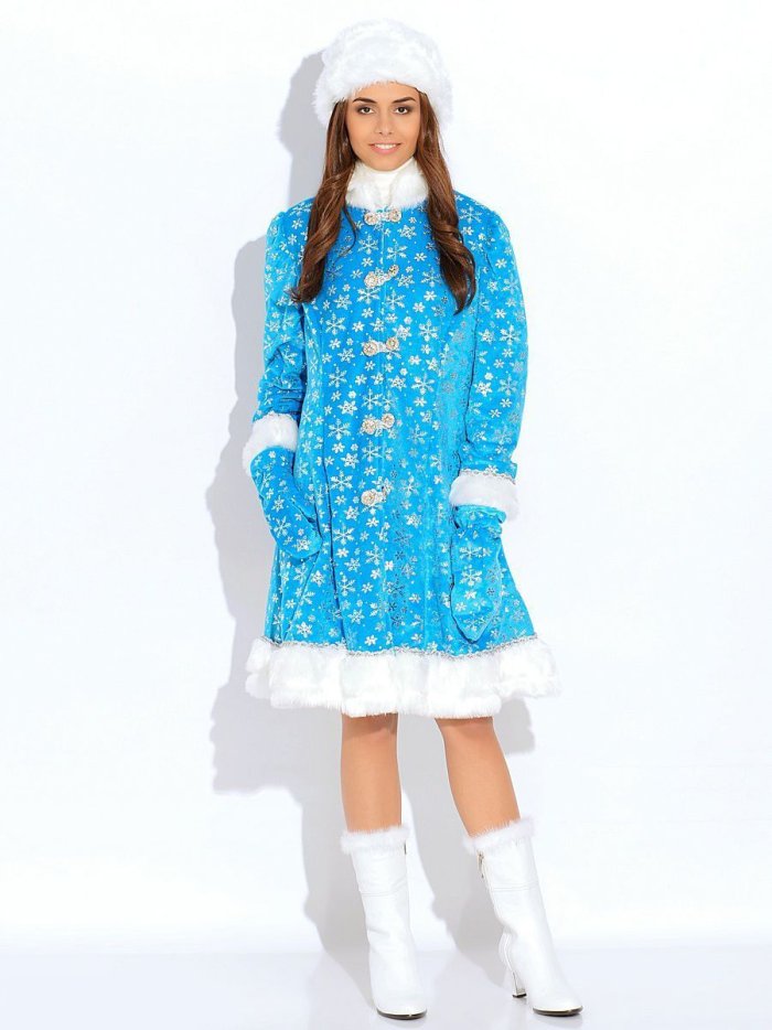 Снегурочка Гжель батик костюм