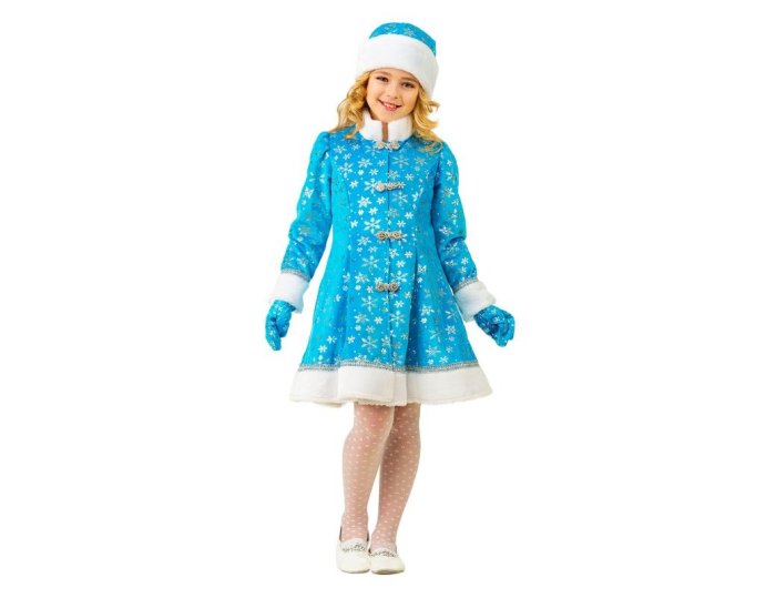 Карнавальный костюм батик Снегурочка