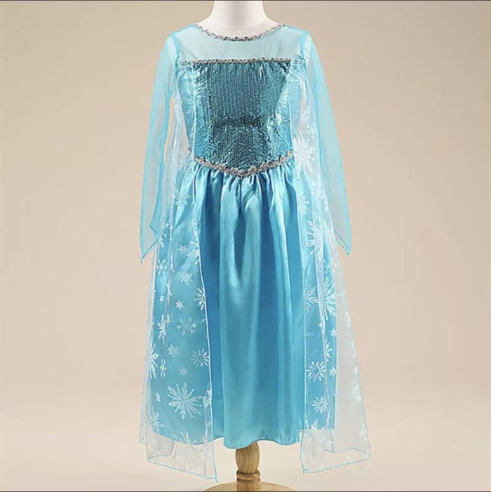 Платье Фрозен Эльза Холодное