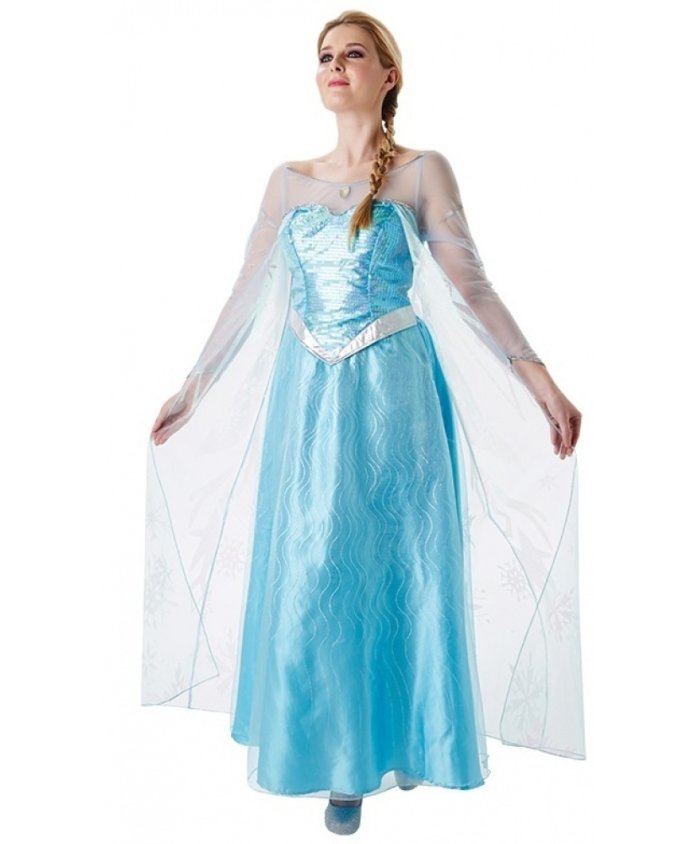 Платье Фрозен Эльза Холодное