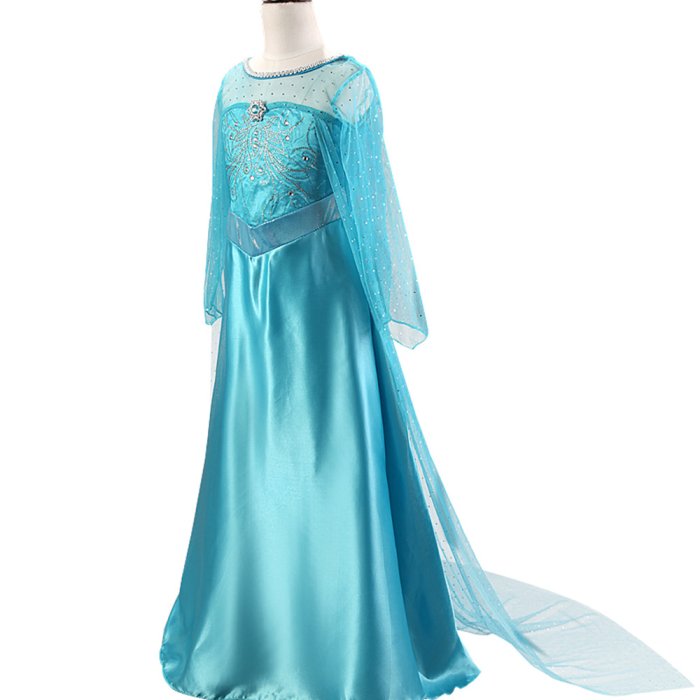Костюм Эльза в платье (Холодное сердце) взрослый, 50