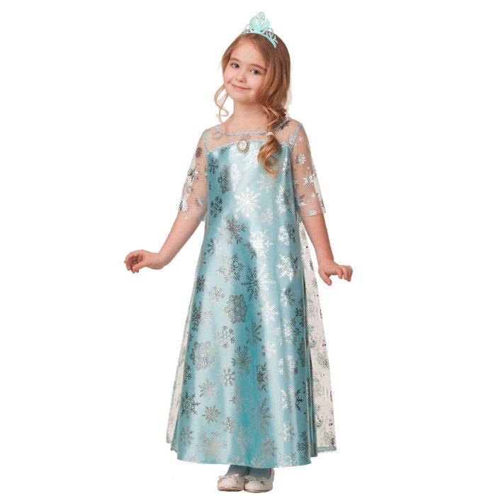 Белое платье Эльзы Холодное сердце npl006