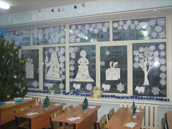 Варианты украшения класса