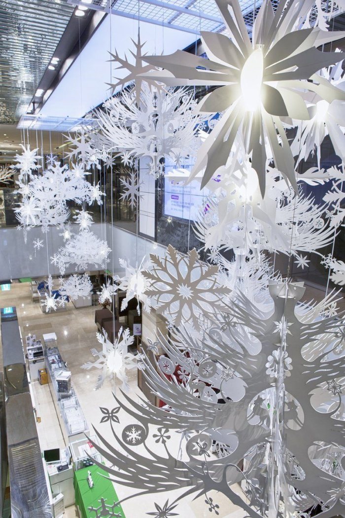 Подвесные украшения на новый год