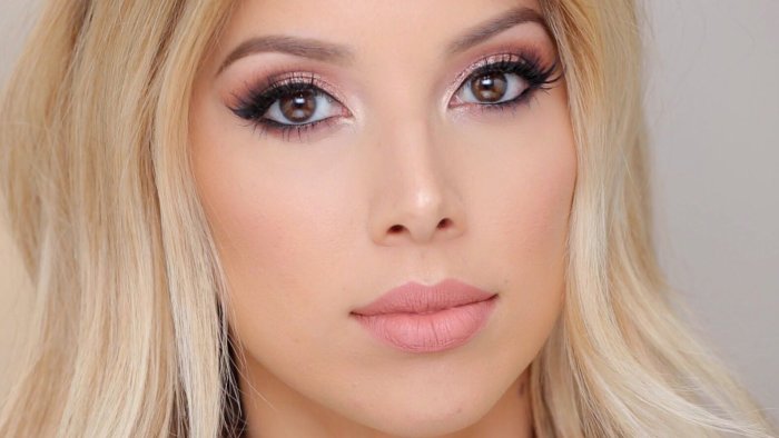 Макияж для кареглазых блондинок