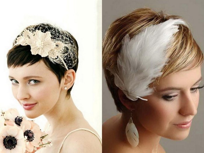 Прически на короткие волосы