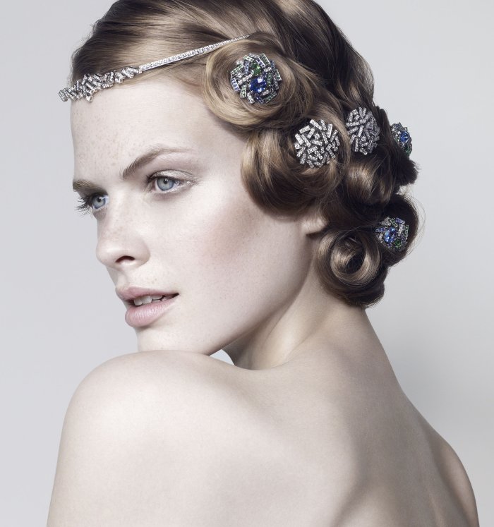 Новогодние украшения в причёску