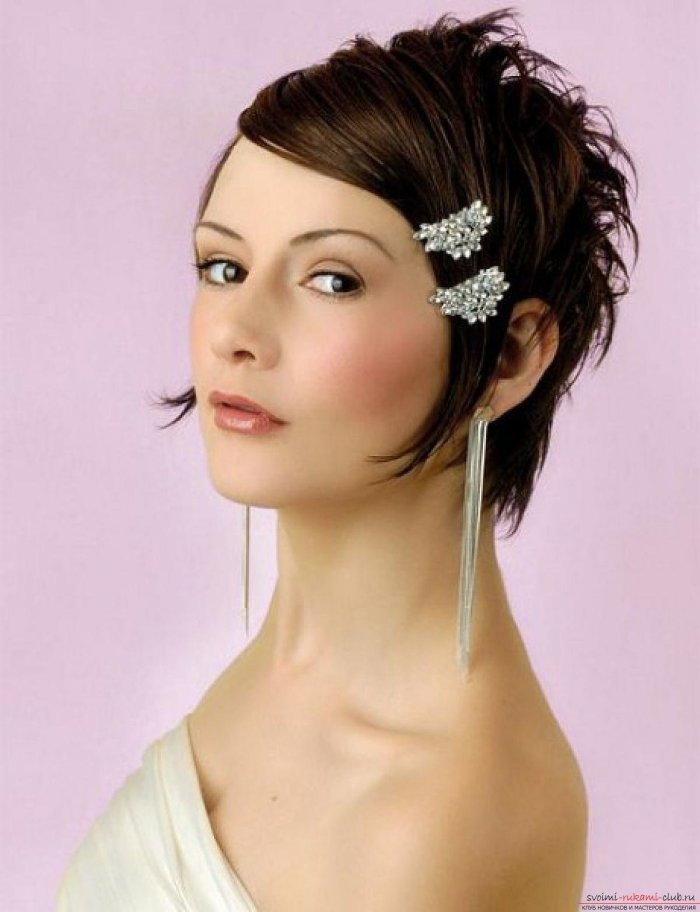 Красивые причёски на короткие волосы