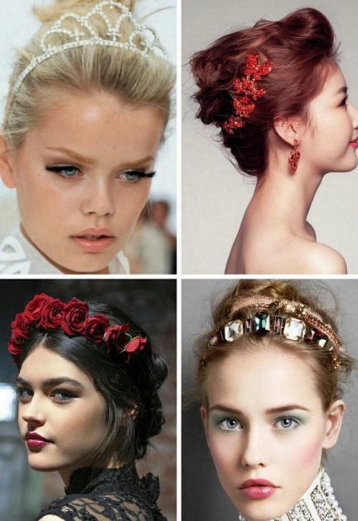 Стильные прически на новый год