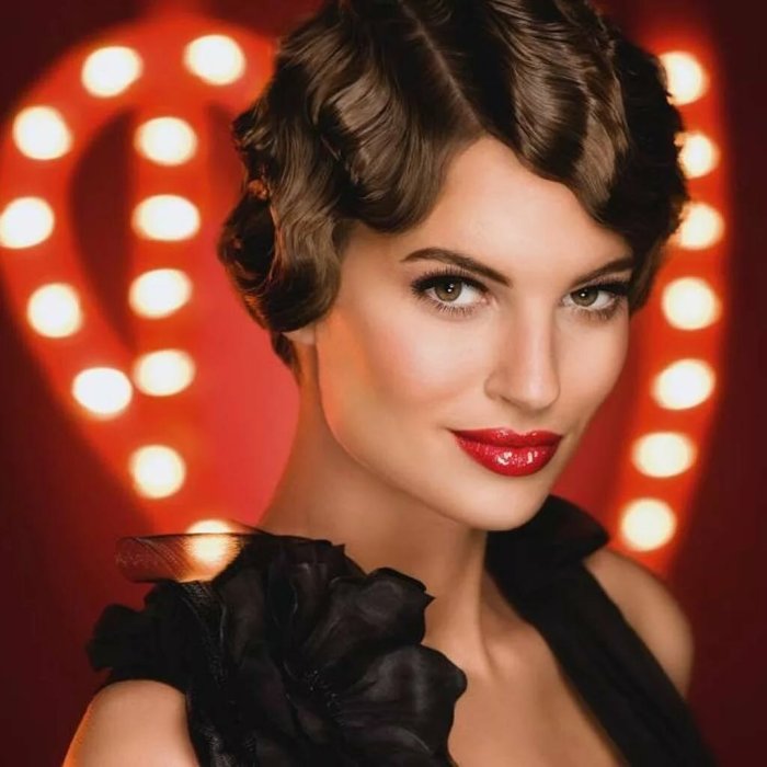 Прическа кв стиле Чикаго