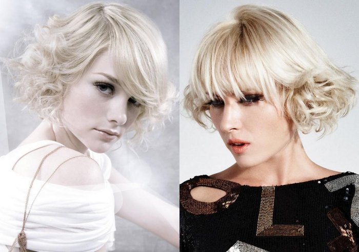 Прическа на каре на новый год