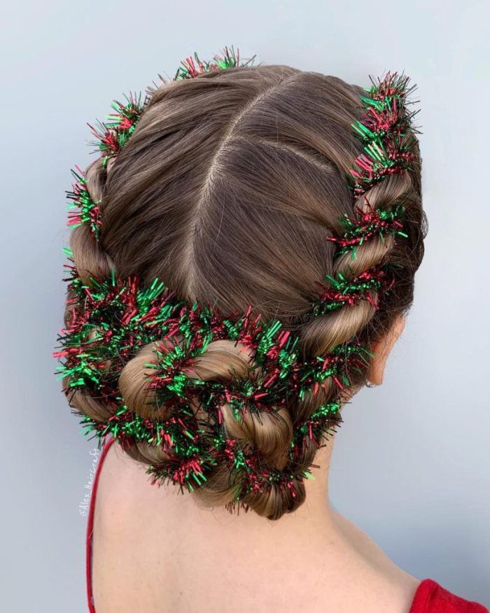 Идеи новогодних причесок