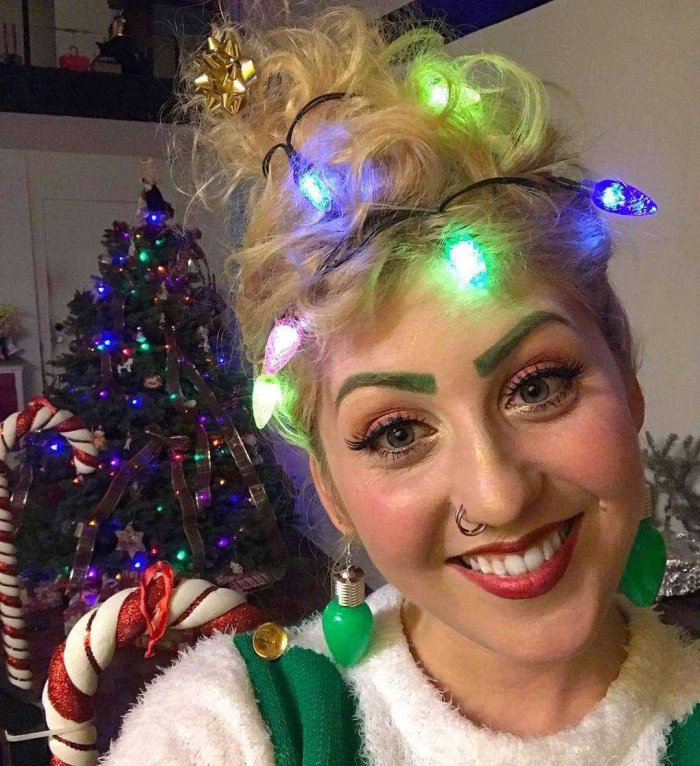 Необычная Новогодняя прическа