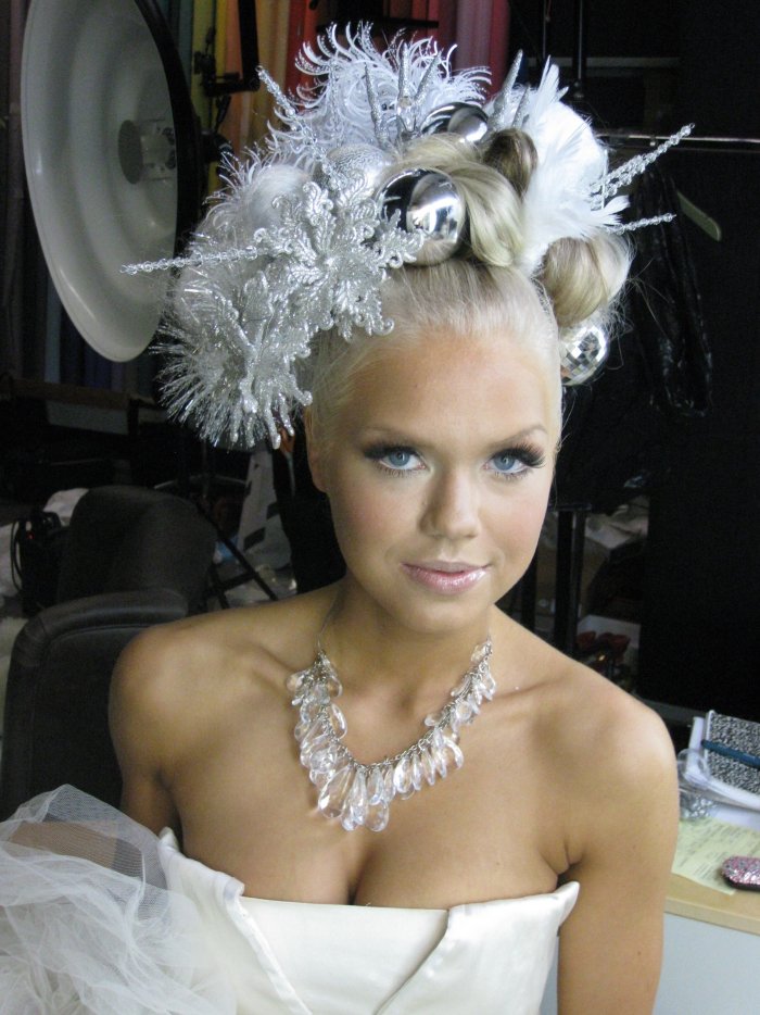 Смешные новогодние прически