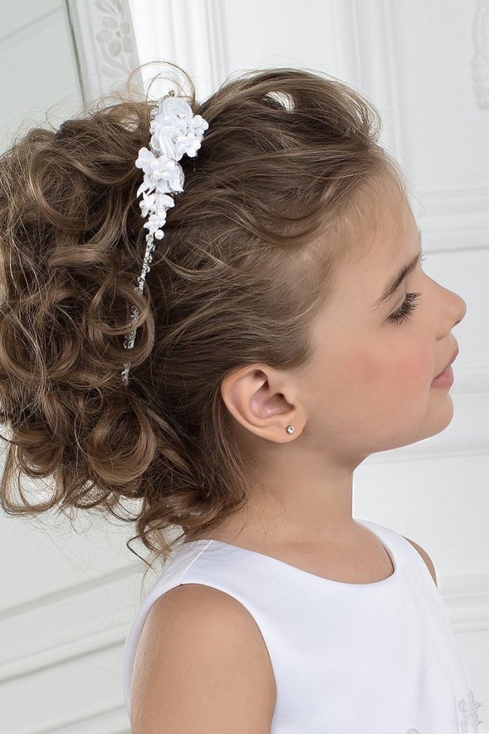 Причёски для девочек на выпускной