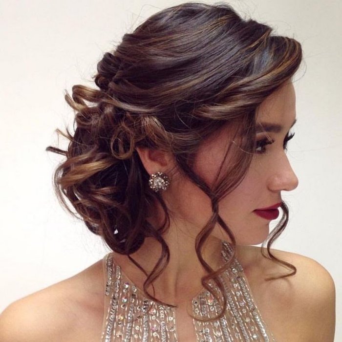 Прически на выпускной