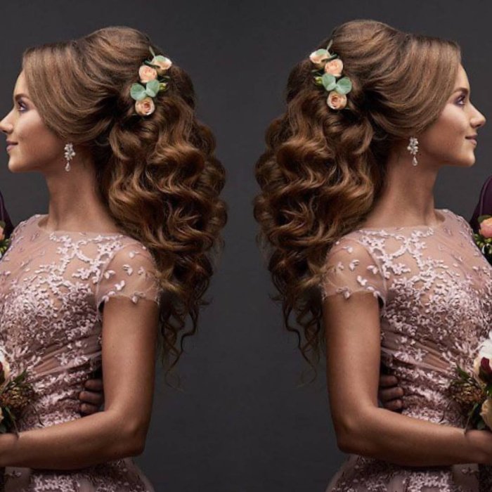 Прически на выпускной