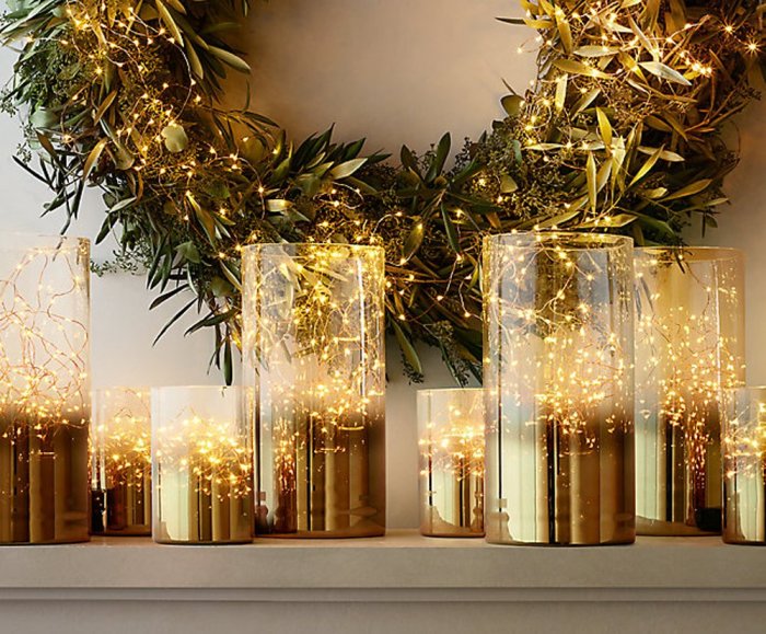 Новогодний декор гостиной