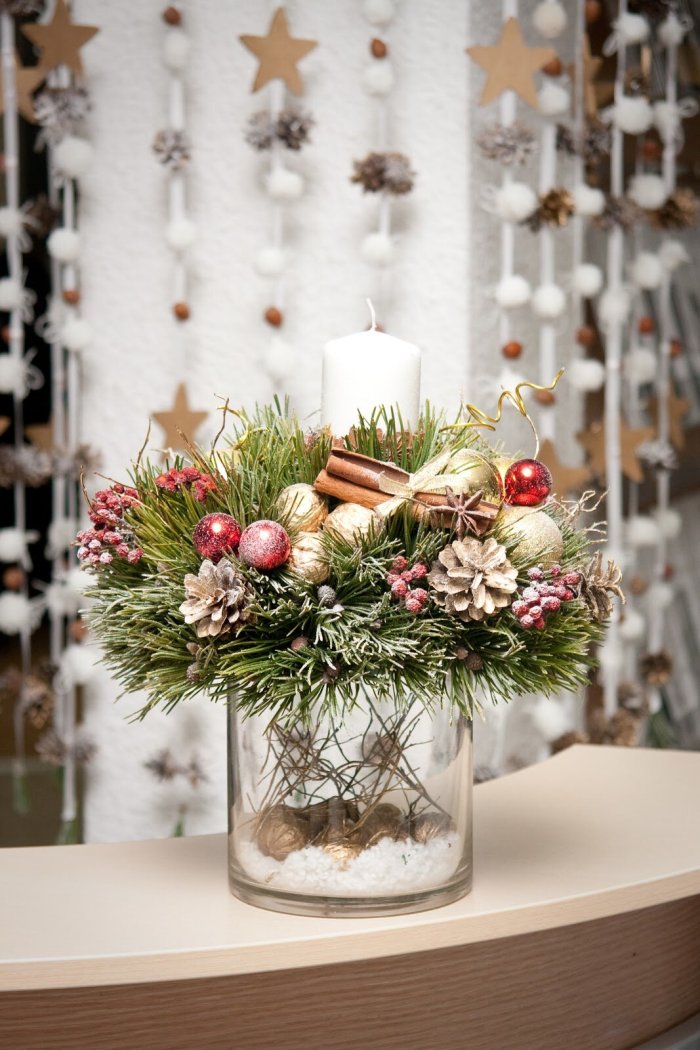 Зимнее украшение квартиры