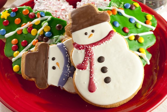 Тортики новогодние с печеньем