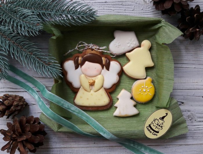 Пряничный домик из печенья