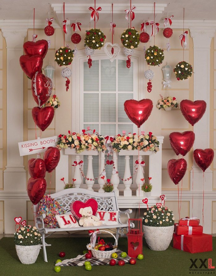 Декор на день Святого Валентина