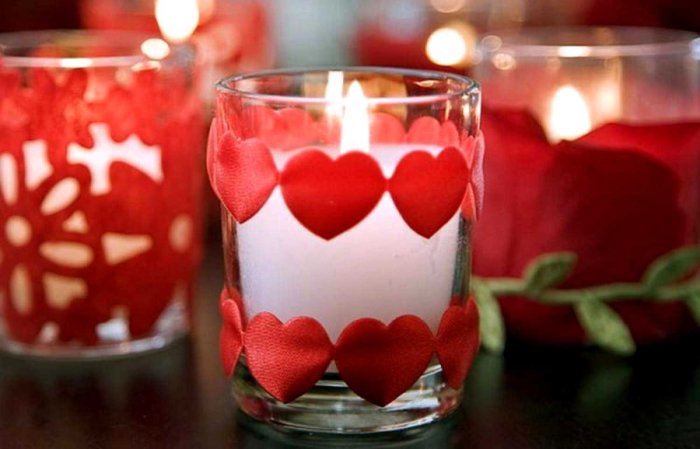 Подсвечники на 14 февраля