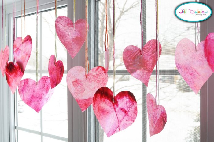 Сердечки для украшения комнаты