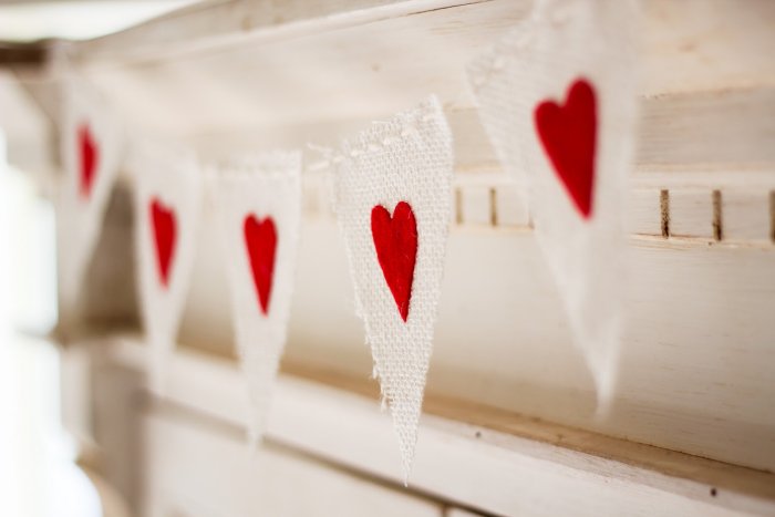 Декор на день Святого Валентина
