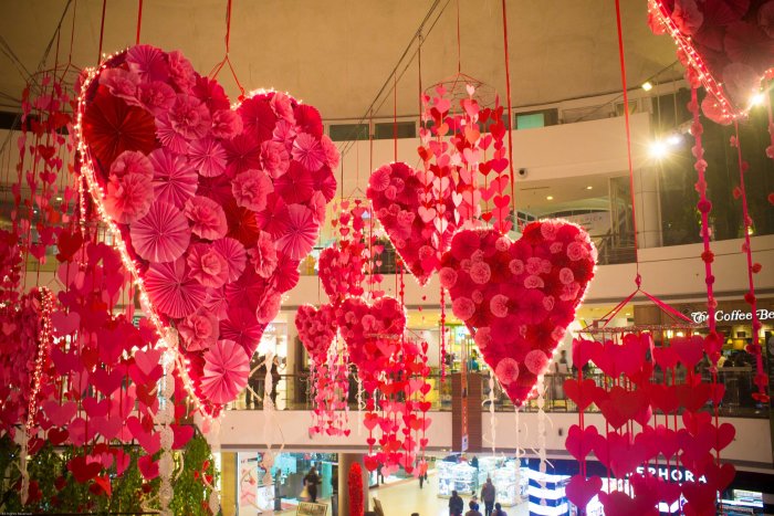 Декор на день Святого Валентина