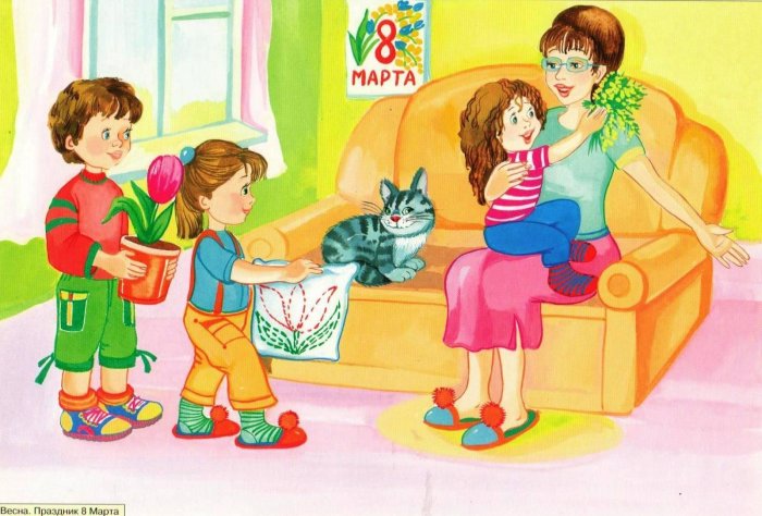 Сюжетные картины для детского сада