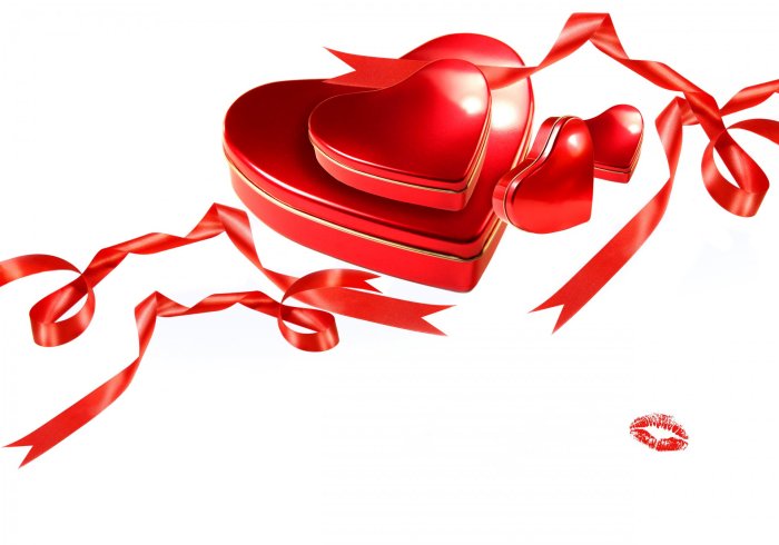 День влюбленных на прозрачном фоне